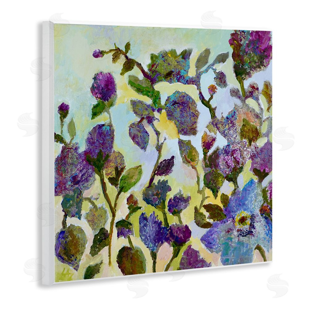 Lee Ann Zirbes Floral Tapestry Abstraction Wall Plaque Art Print