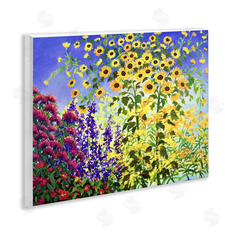 Lee Ann Zirbes Looming Sunflowers Spring Garden Wall Plaque Art Print