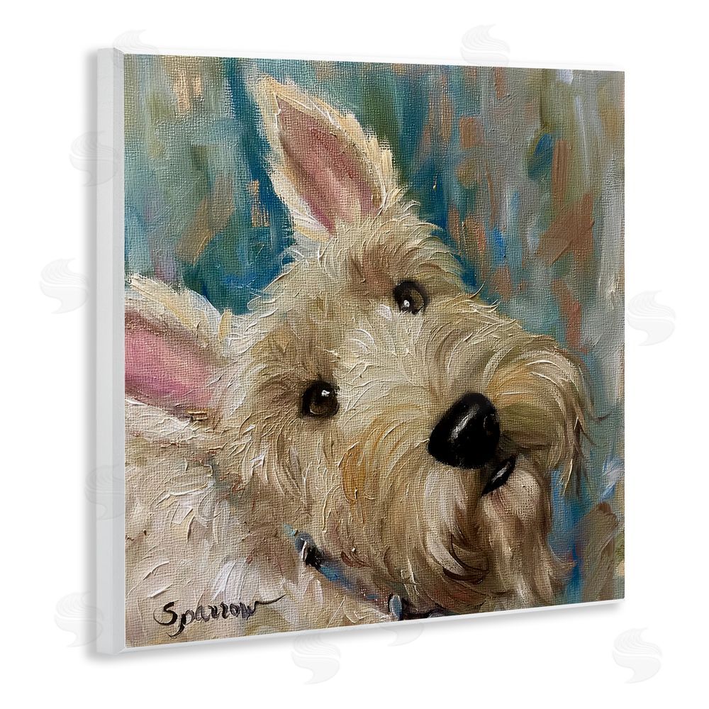 Mary Sparrow Good As Gold Terrier Wall Plaque Art Print