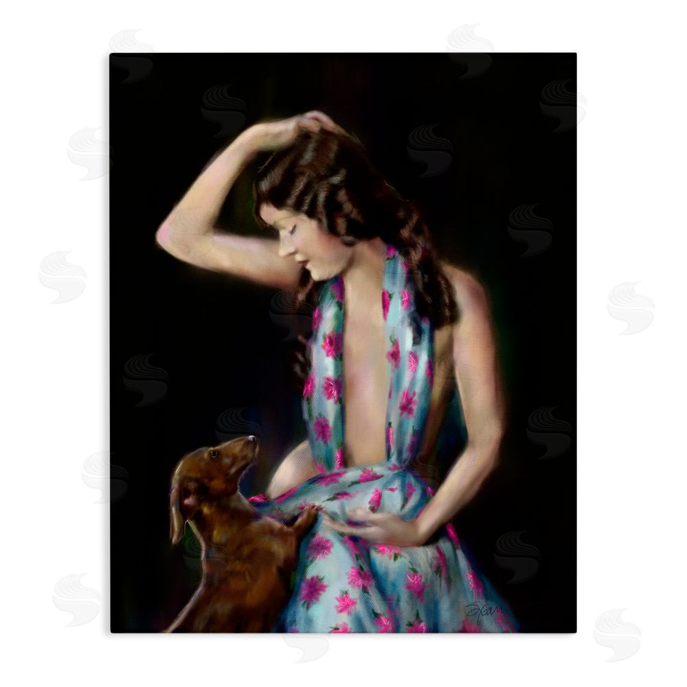 Mary Sparrow Let's Think About It Canvas Wall Art Print