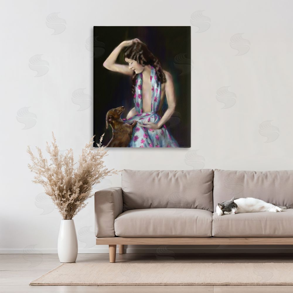 Mary Sparrow Let's Think About It Canvas Art on Wall
