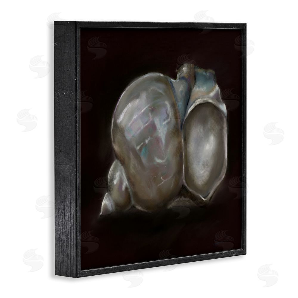Mary Sparrow Treasure Of Sea Shell Black Framed Giclee Wall Art Print