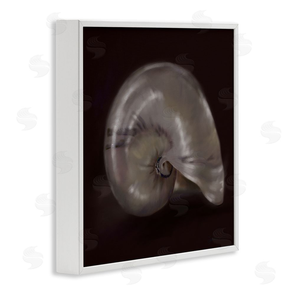 Mary Sparrow Seashell Treasure of Sea White Framed Giclee Wall Art Print