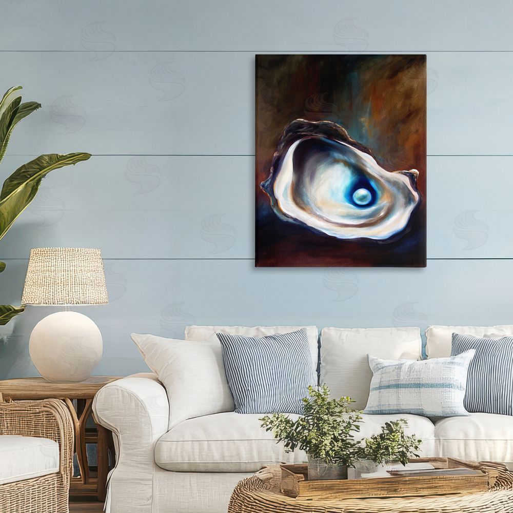 Mary Sparrow Hidden Treasure Pearl Canvas Art on Wall