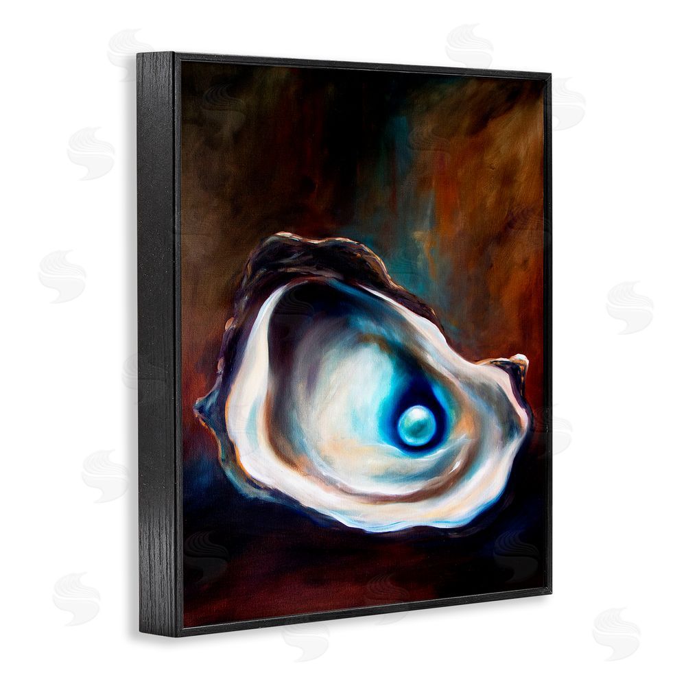 Mary Sparrow Hidden Treasure Pearl Black Framed Giclee Wall Art Print