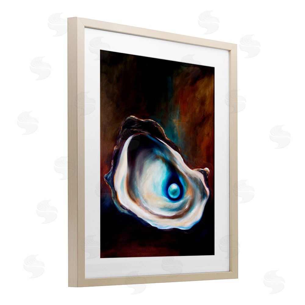 Mary Sparrow Hidden Treasure Pearl Birch Framed Print Under Glass with White Mat Wall Art