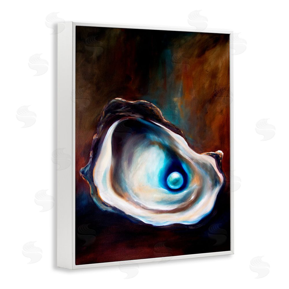 Mary Sparrow Hidden Treasure Pearl White Framed Giclee Wall Art Print
