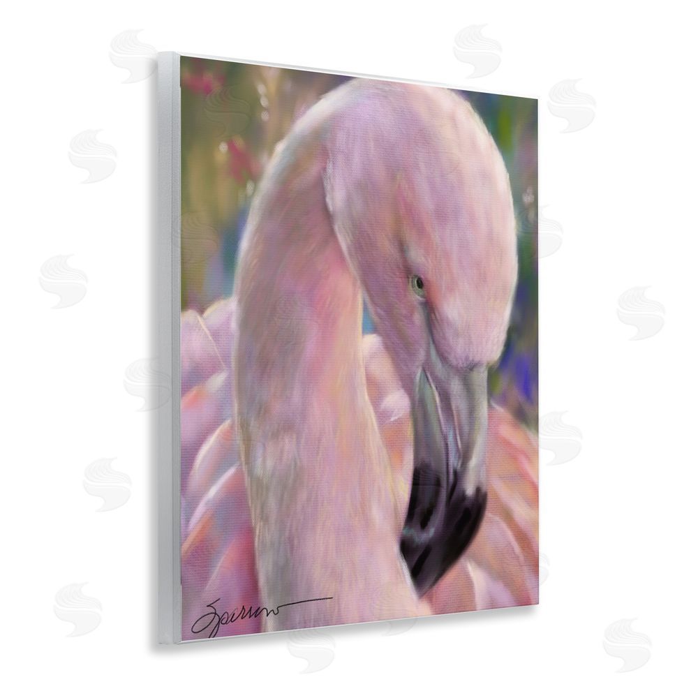 Mary Sparrow Mingo The Flamingo Wall Plaque Art Print