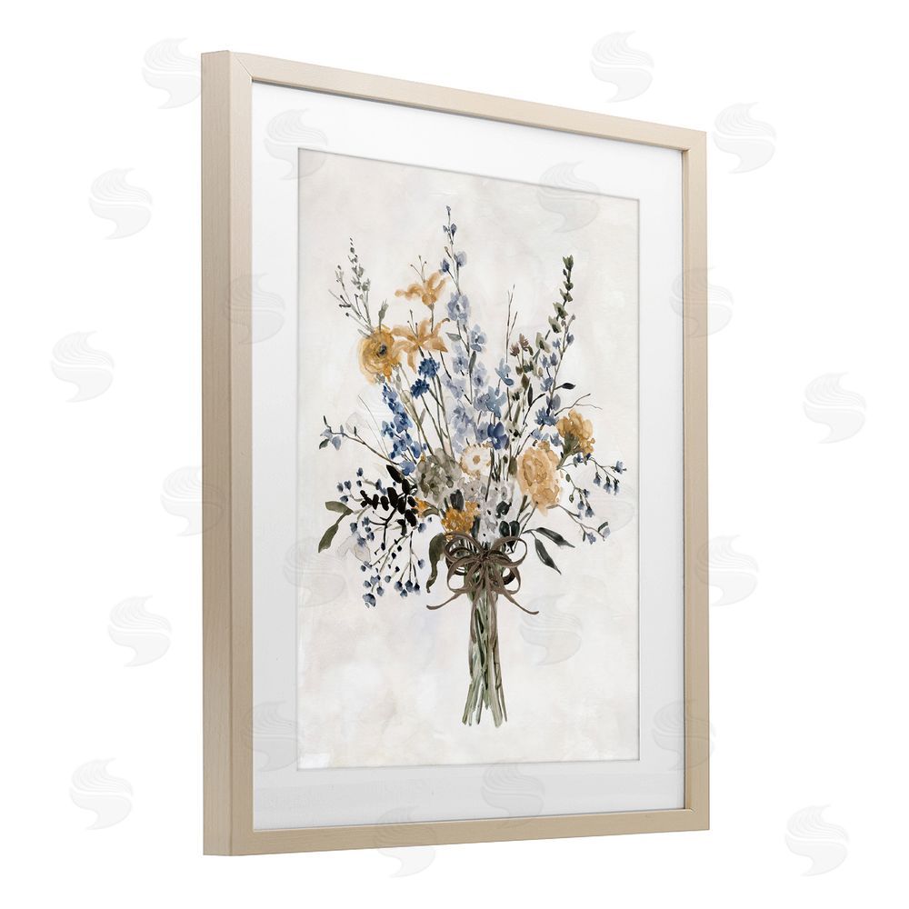 Carol Robinson Delicate Botanicals Bushel Brown Framed Print Under Glass Wall Art