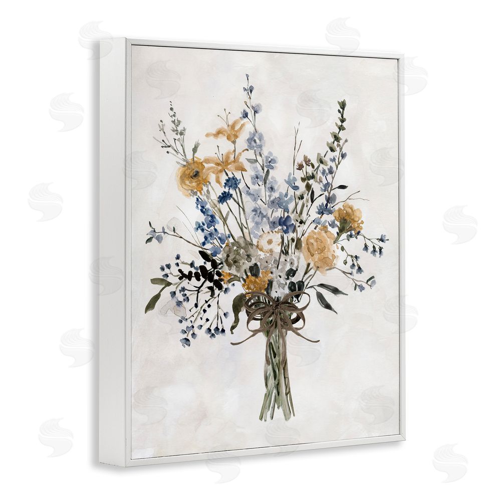 Carol Robinson Delicate Botanicals Bushel White Framed Giclee Wall Art Print