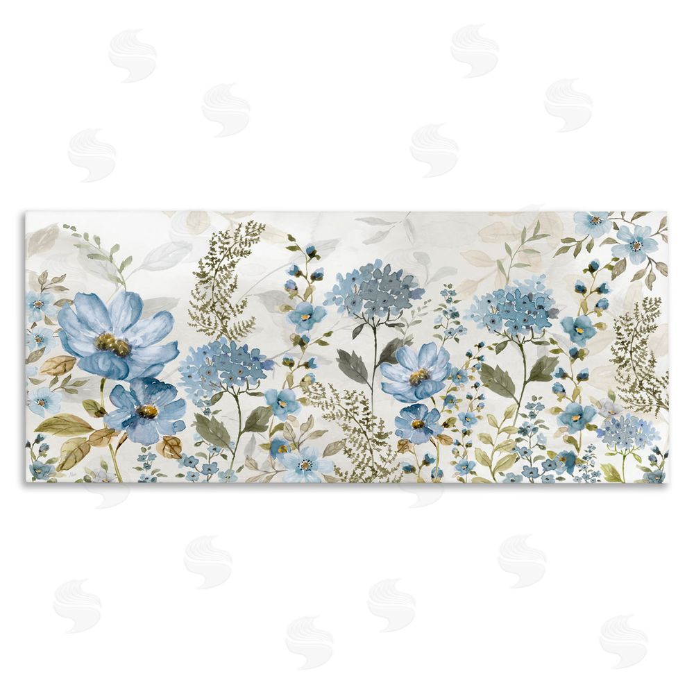 Nan Subdued Meadow Foliage Stretched Canvas Wall Art Print
