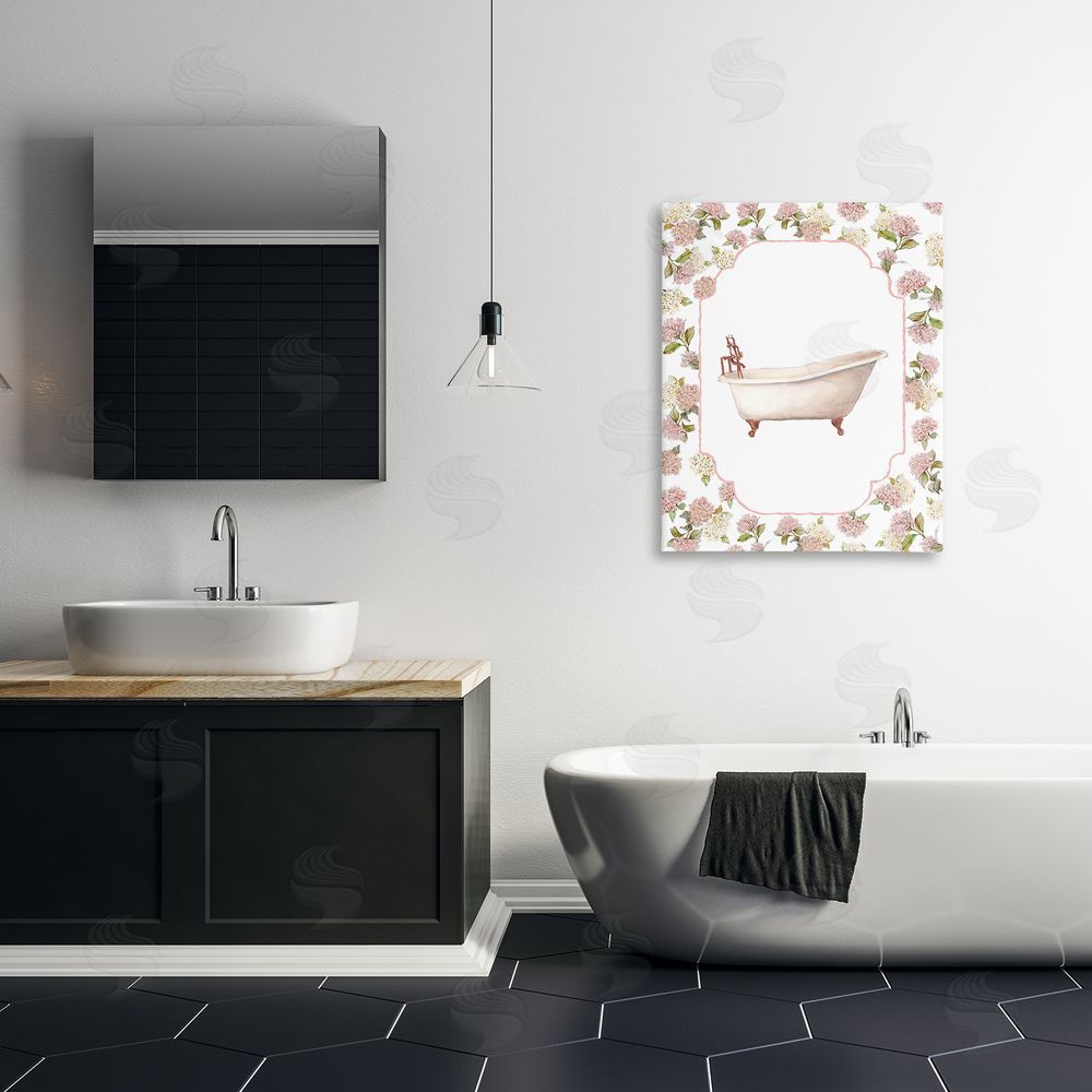 Carol Robinson Elegant Hydrangeas Bathtub 