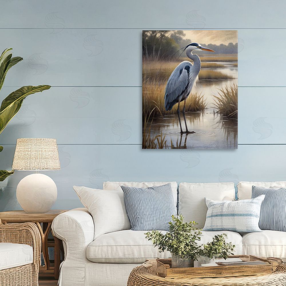 Susan Arnot Heron in Serene Marshlands 