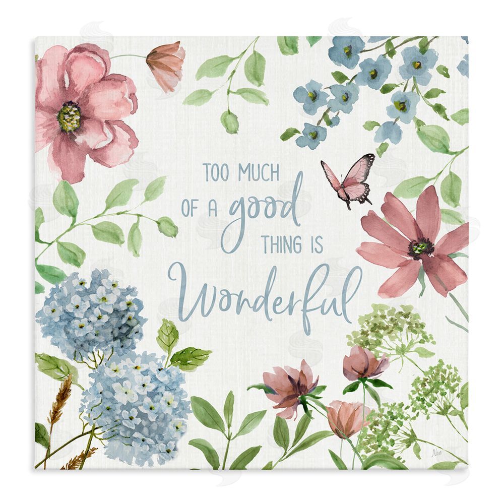 Nan Too Much Of A Good Thing Stretched Canvas Wall Art Print