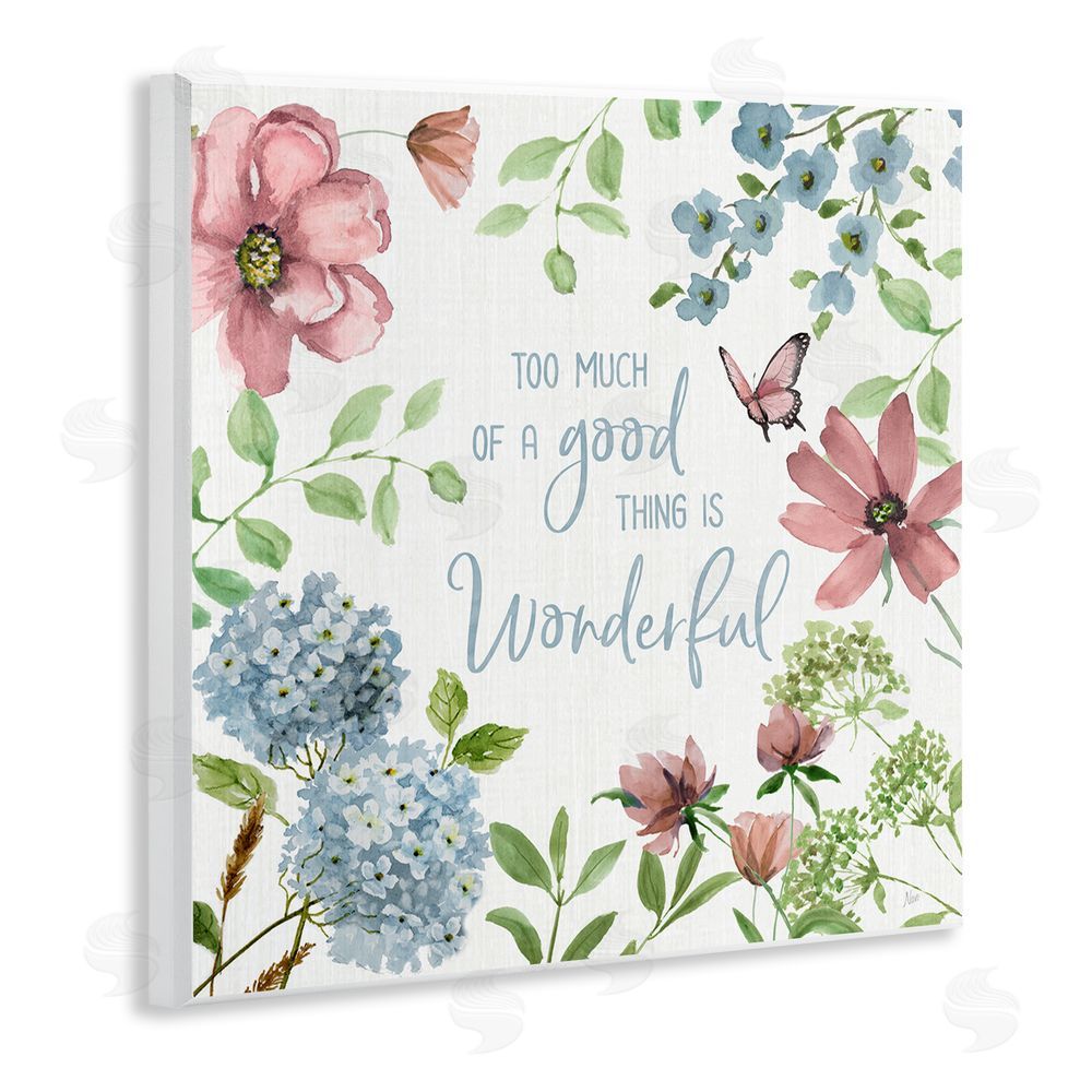 Nan Too Much Of A Good Thing Wooden Wall Plaque Art Print