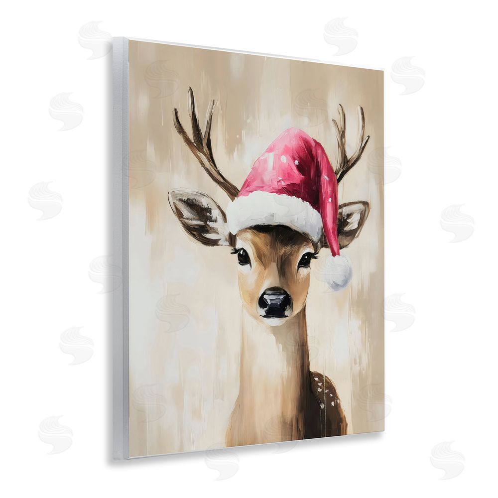 Arlington Prints Baby Christmas Deer Wall Plaque Art Print
