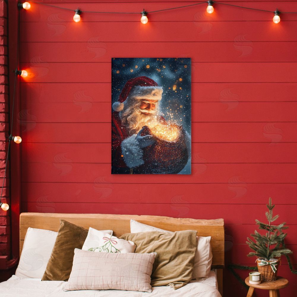 Franklyn Gregory Santa's Bag of Magic Canvas Art on Wall