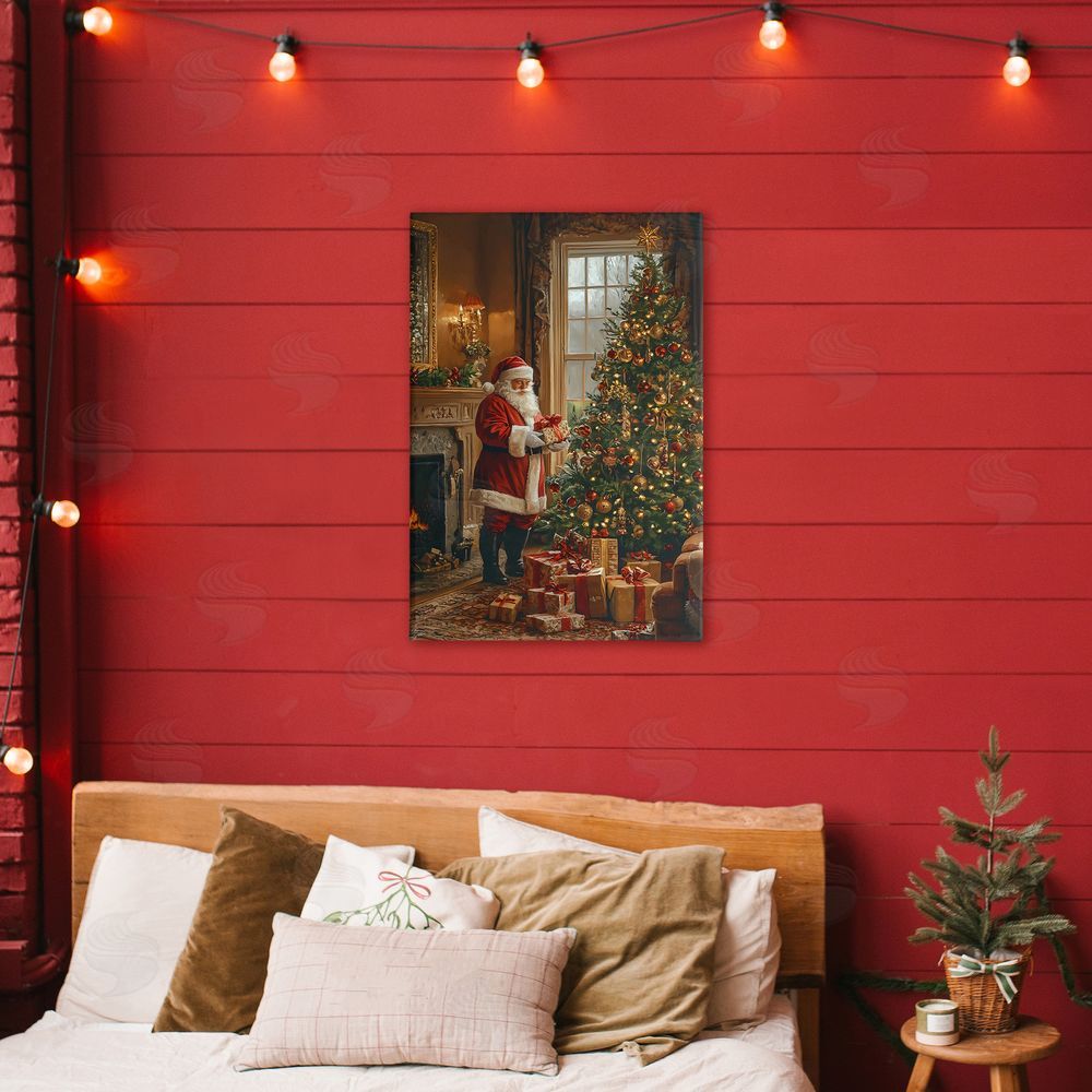 Franklyn Gregory All Decorated Santa's Tree Canvas Art on Wall