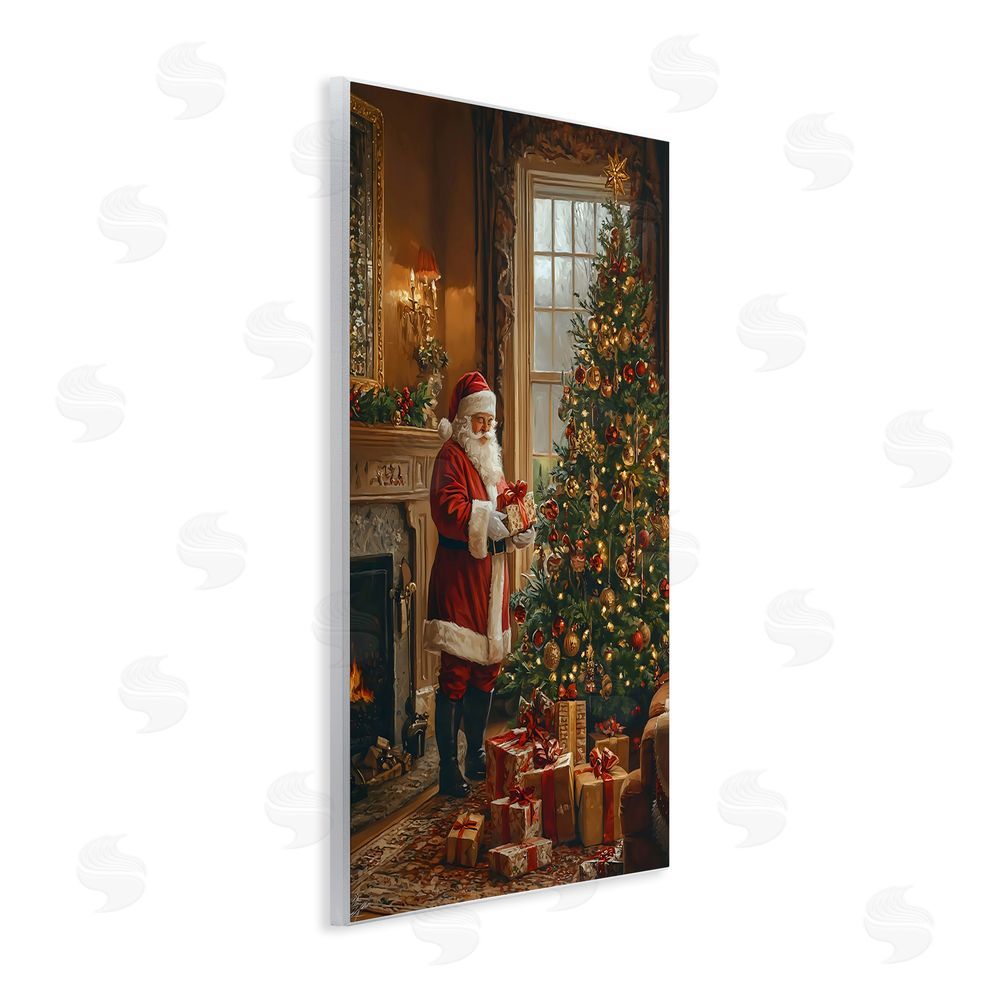 Franklyn Gregory All Decorated Santa's Tree Wall Plaque Art Print