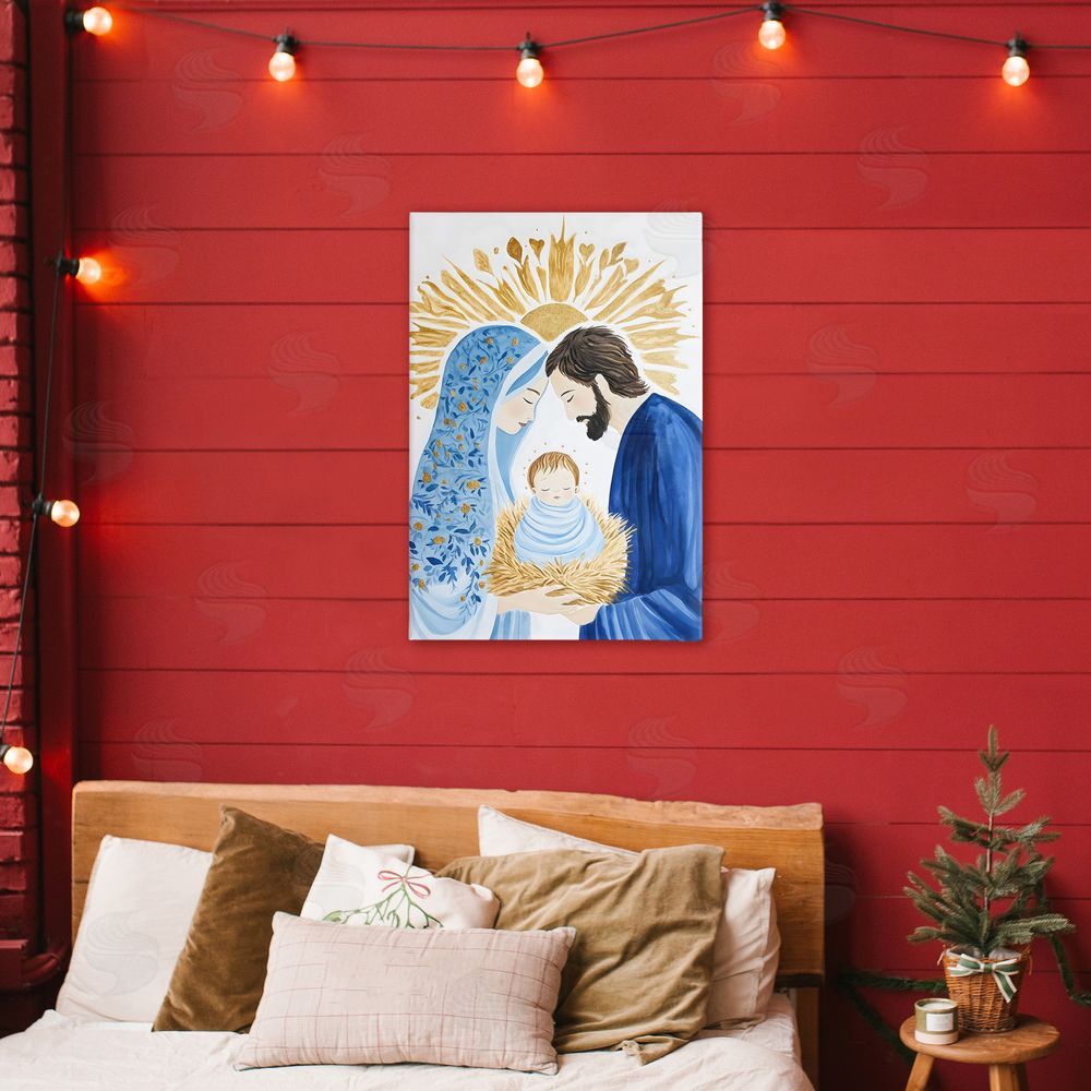 Petal Prints Design Newborn King Nativity Canvas Art on Wall