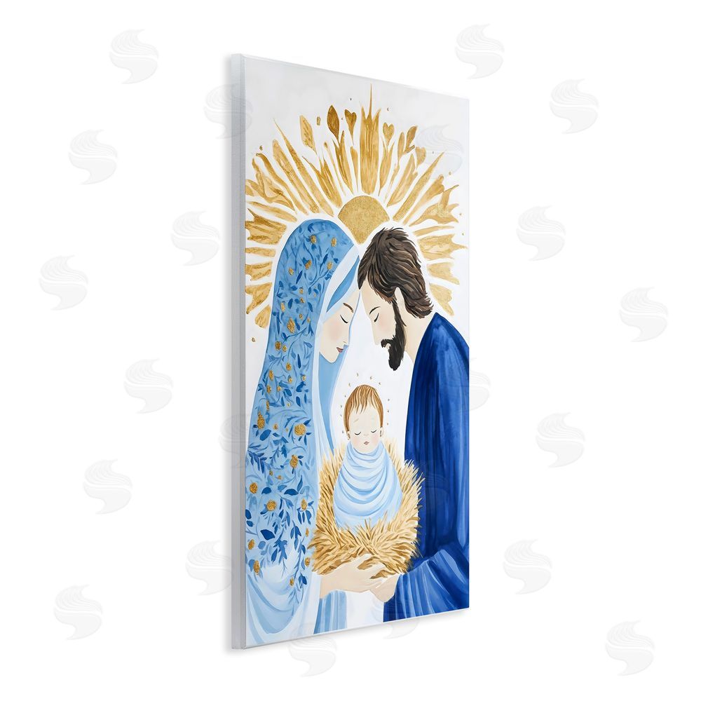 Petal Prints Design Newborn King Nativity Wall Plaque Art Print