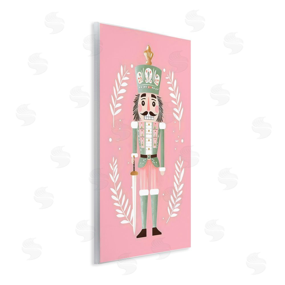 Petal Prints Design Nutcracker Suite in Pastel Pink Wall Plaque Art Print