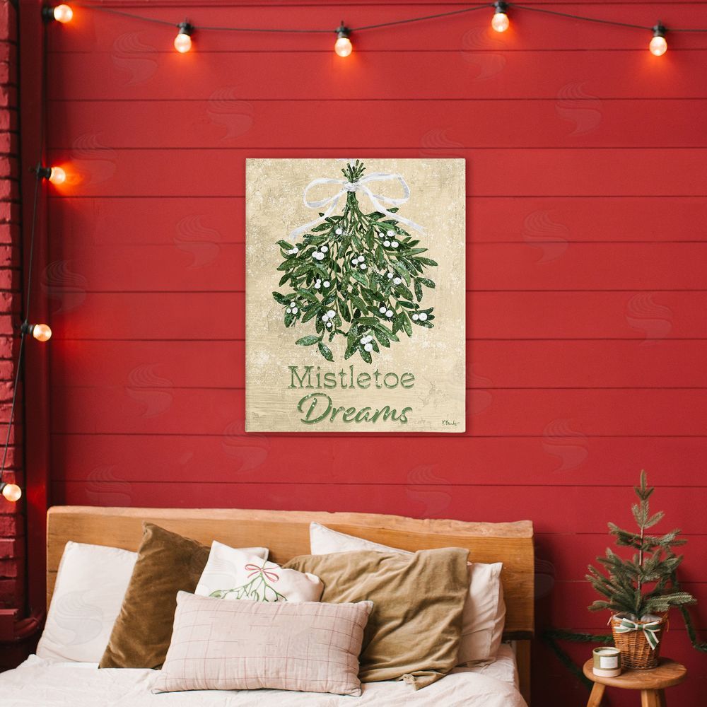 Paul Brent Mistletoe Dreams Rustic Canvas Art on Wall