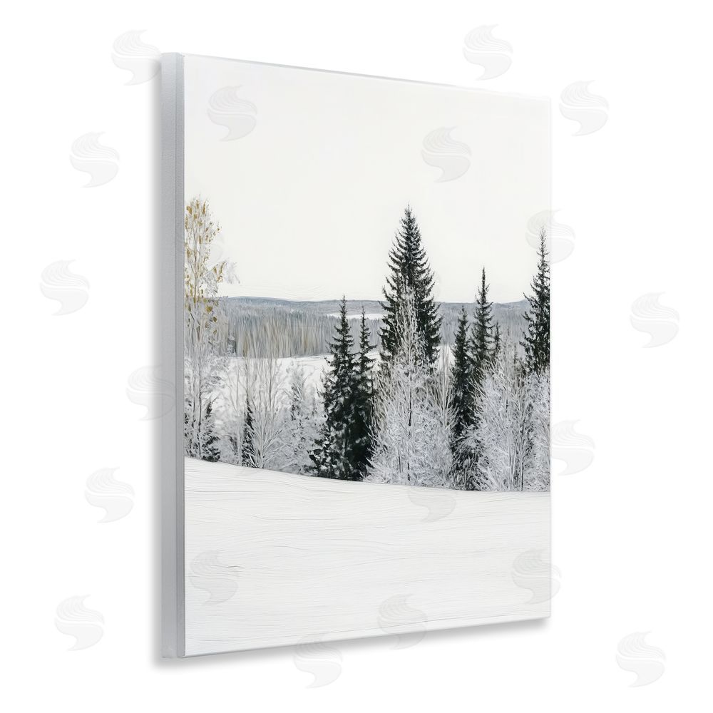 Arlington Prints Snowy Overlook Winter Landscape Wall Plaque Art Print