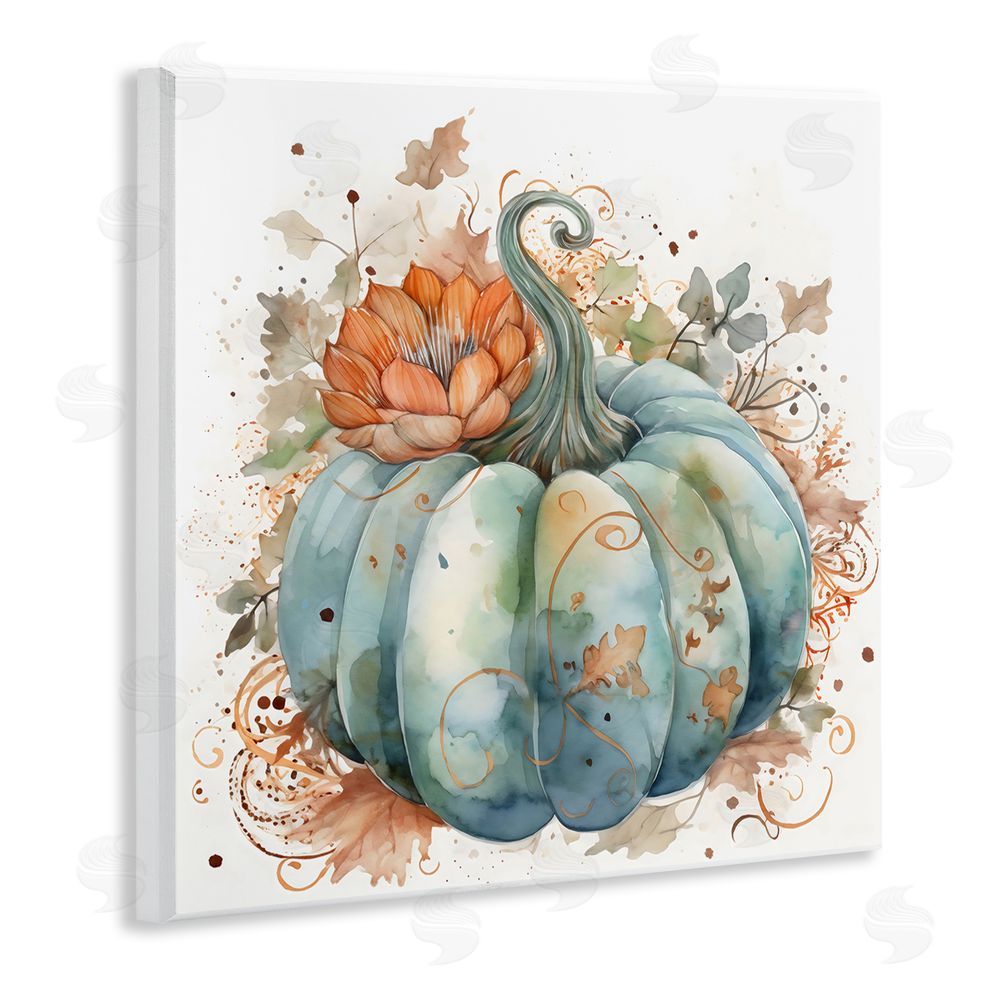 Creative Studio Boho Pumpkin & Blossom Wall Plaque Art Print