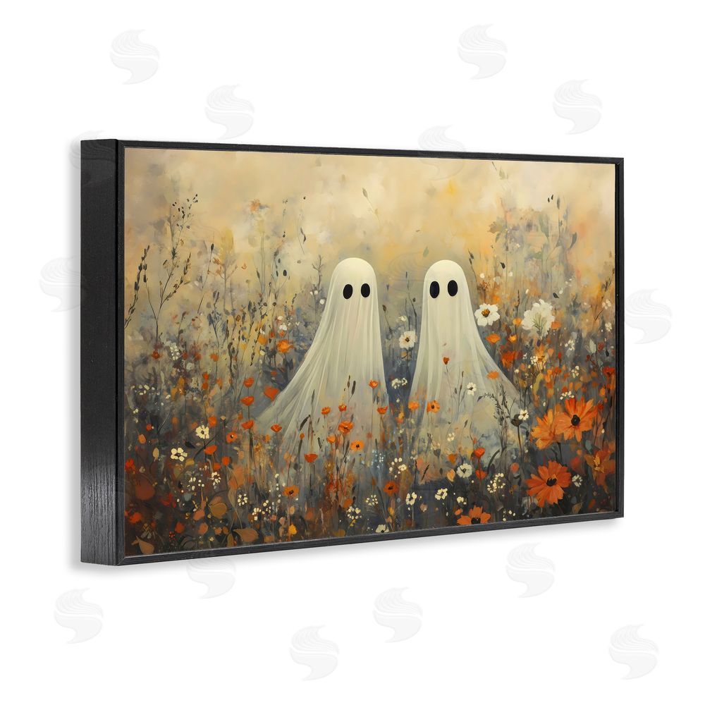 Creative Studio Ghost In Autumnal Meadow Black Framed Giclee Wall Art Print