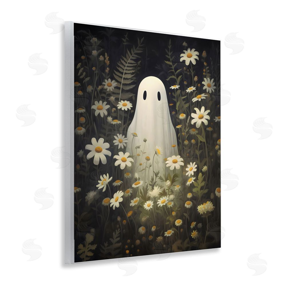 LSR Design Studio Daisy Field Ghost Wall Plaque Art Print