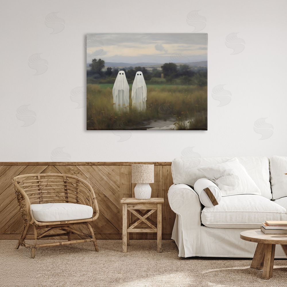 LSR Design Studio Ghost Duo in Field Canvas Art on Wall