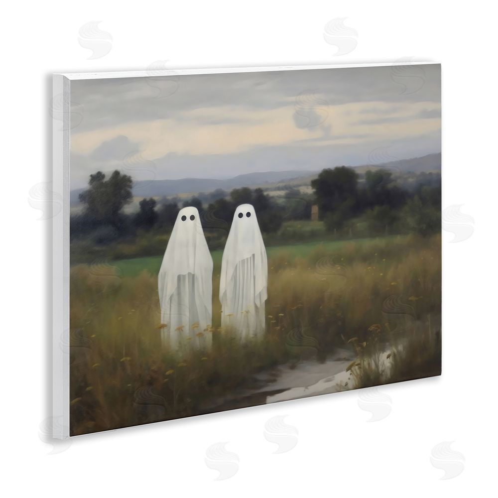 LSR Design Studio Ghost Duo in Field Wall Plaque Art Print