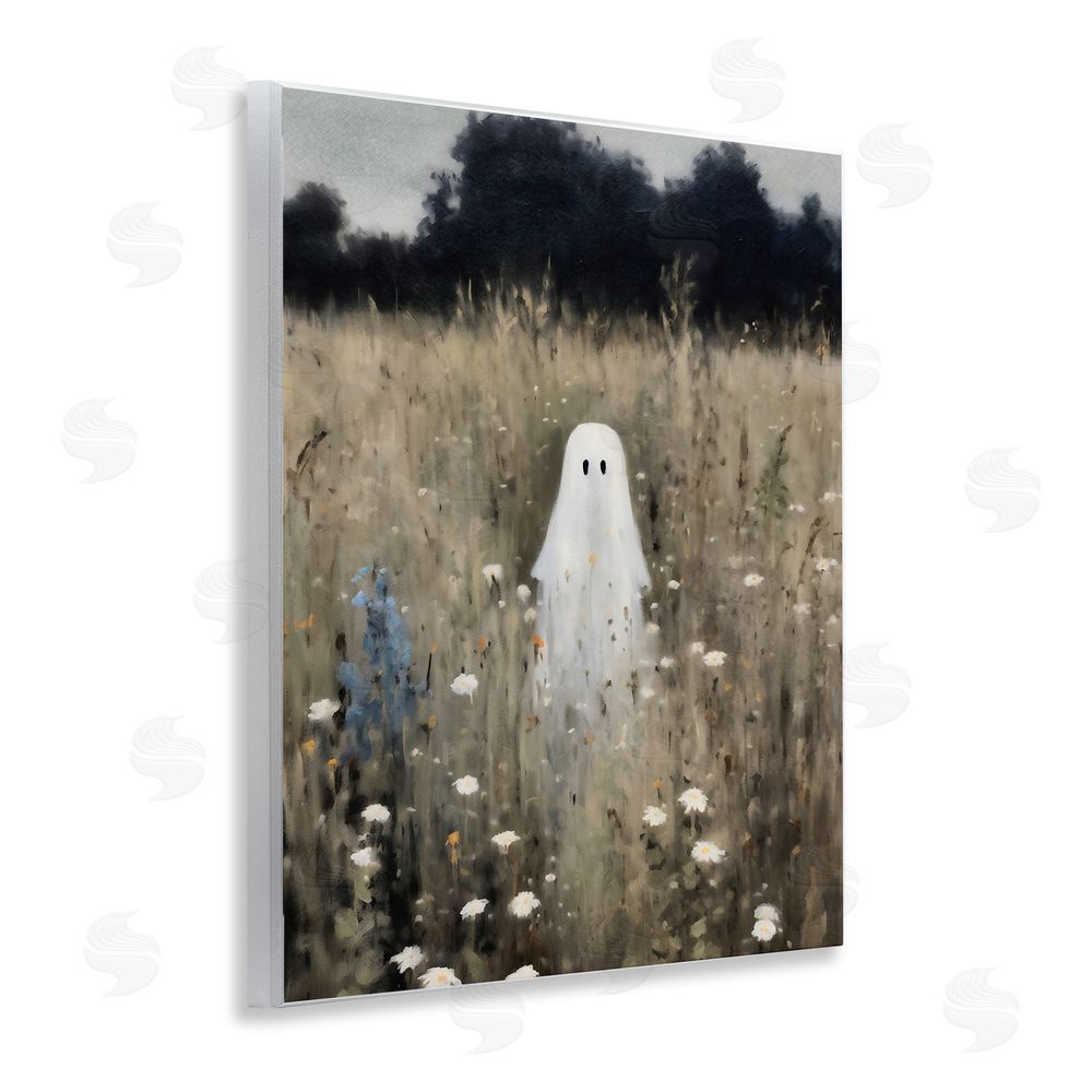 LSR Design Studio Floral Ghostie in Field Wall Plaque Art Print