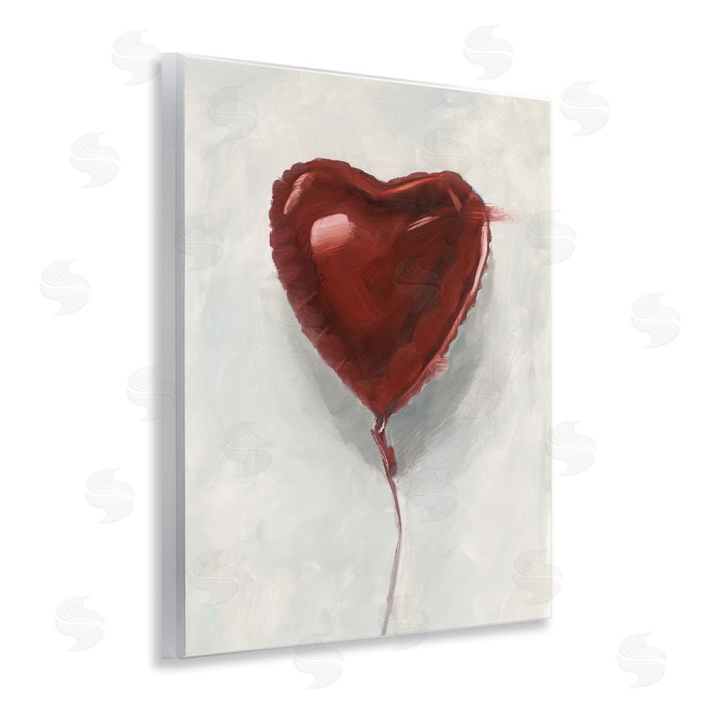 Ethan Harper Heart Shaped Balloon Wooden Wall Plaque Art Print