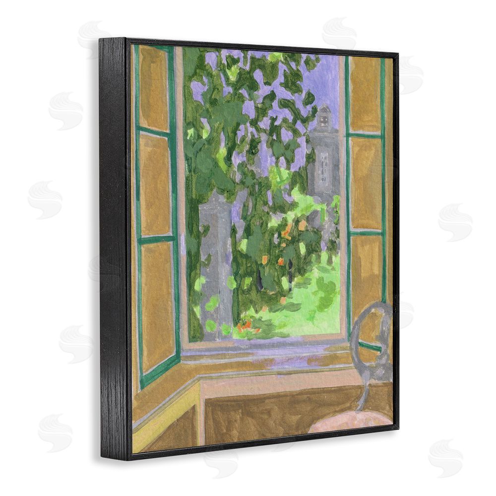 Melissa Wang Seat For Spring Expression Black Framed Giclee Print Wall Art