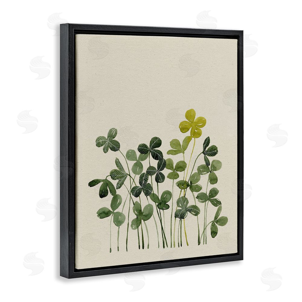 Grace Popp Hidden Gems Botanicals Black Floating Frame Canvas Wall Art Print