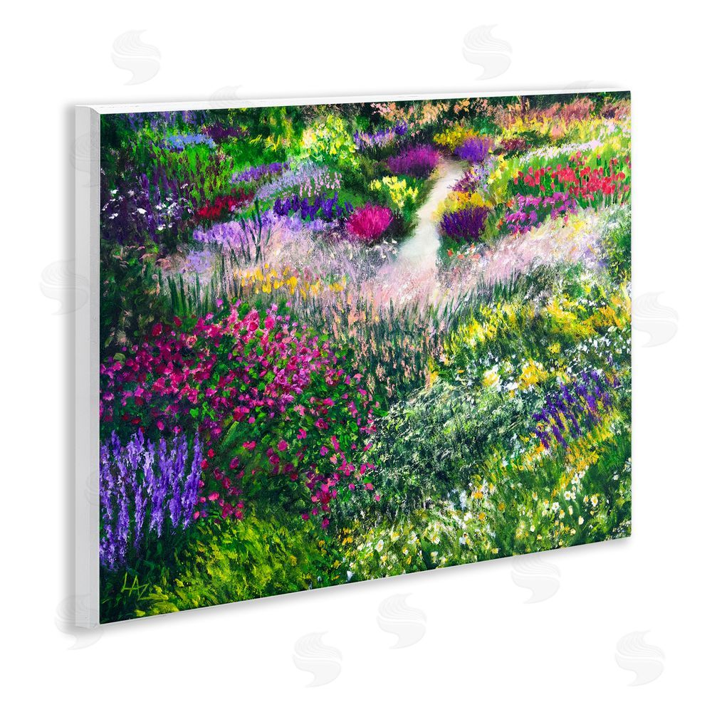 Lee Ann Zirbes Breath Of Spring Meadow Wooden Wall Plaque Art Print