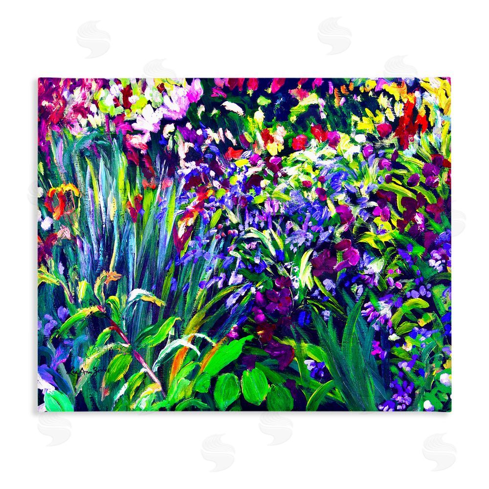 Lee Ann Zirbes Vibrant Confetti Garden Stretched Canvas Wall Art Print