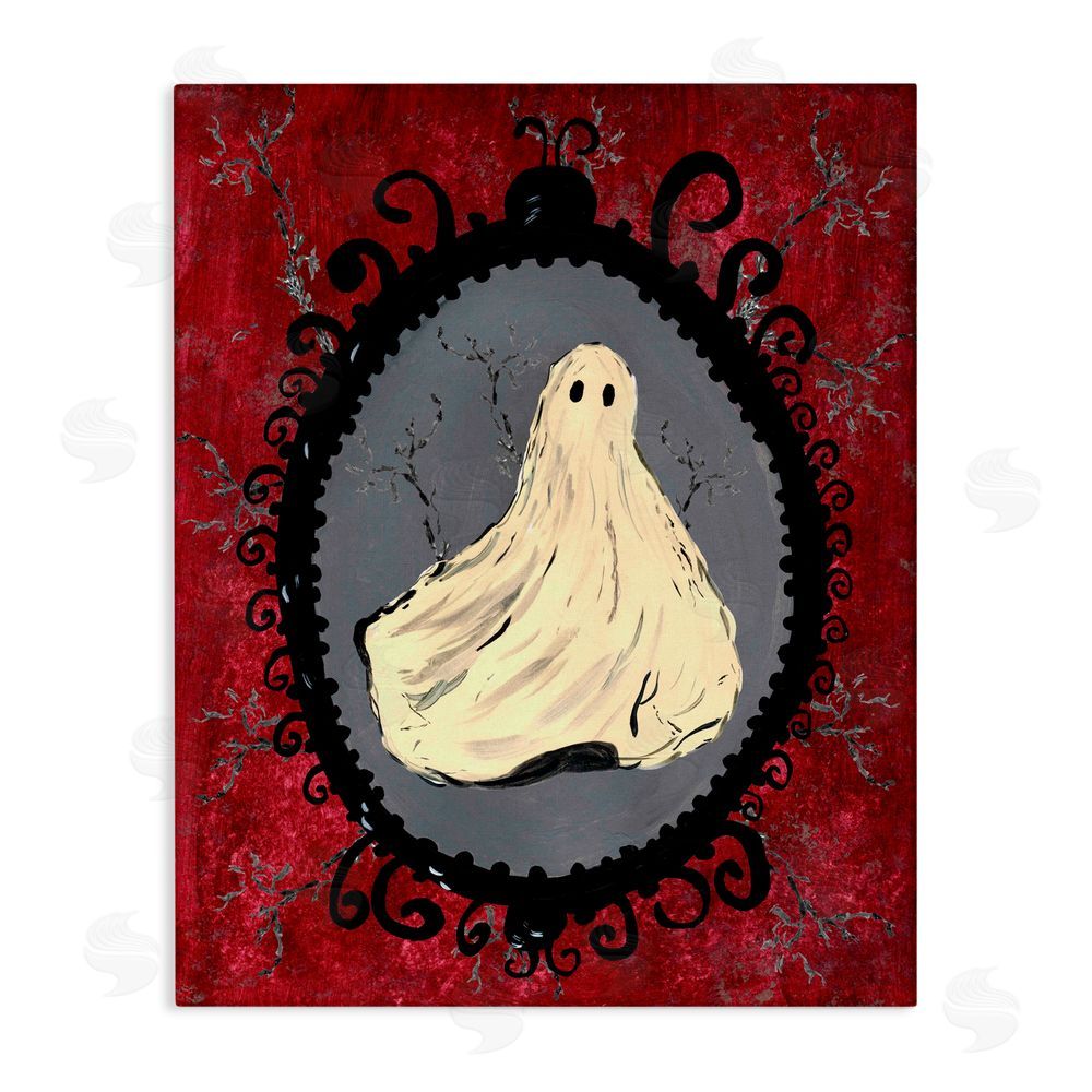 Kara Keller Designs Gothic Vintage Ghost Canvas Wall Art Print