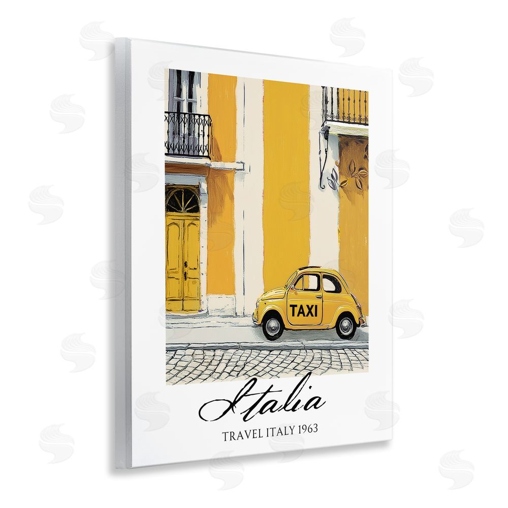 Annabelle Hall Travel Italia Taxi Wall Plaque Art Print
