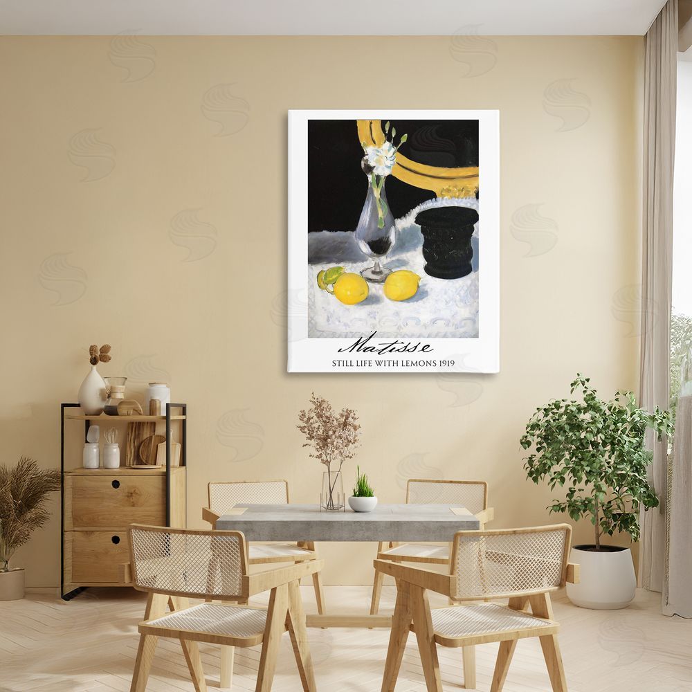 Vintage Hustle Matisse Still Life Lemons 
