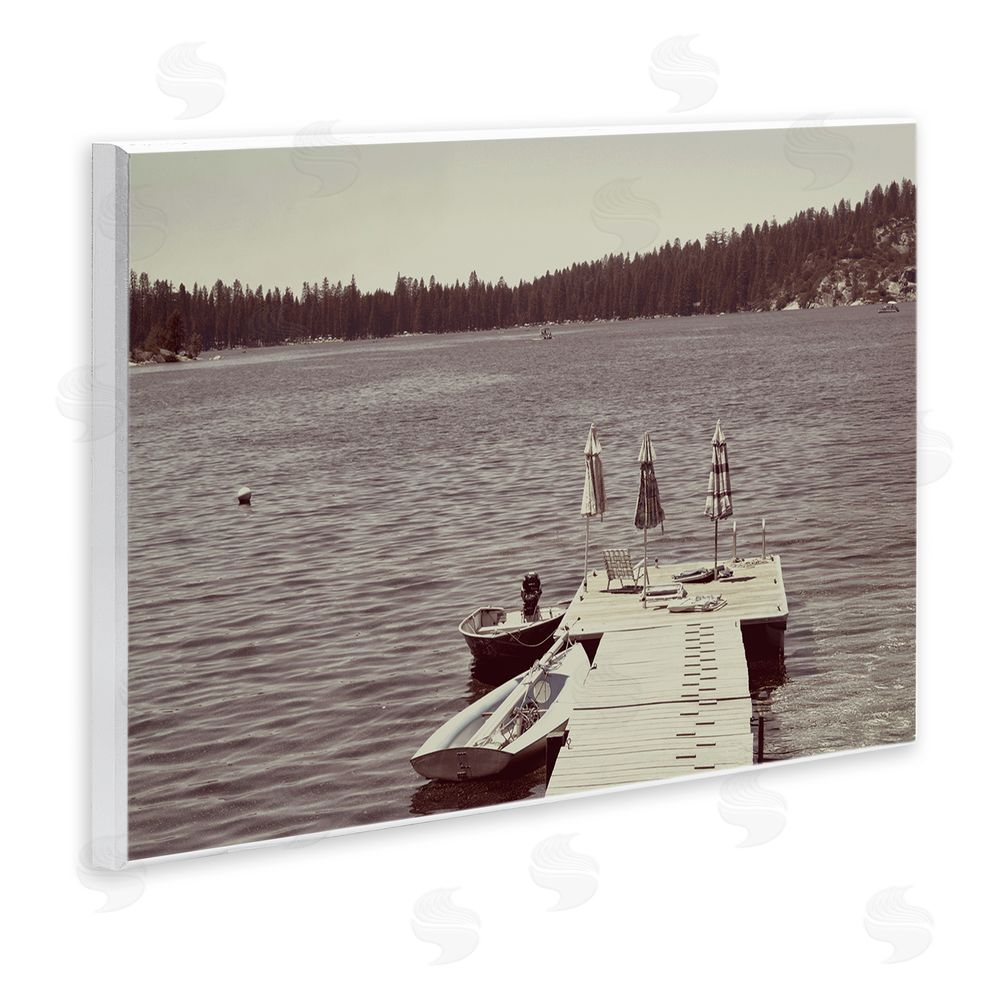 Gemma Bardot Vintage Lake Life Dock Wall Plaque Art Print