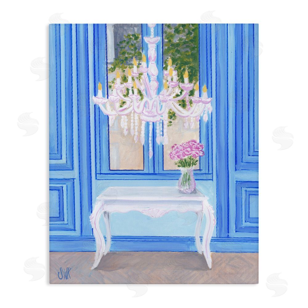 Sarah Waldron Kimball French Window Architecture Stretched Canvas Wall Art Print