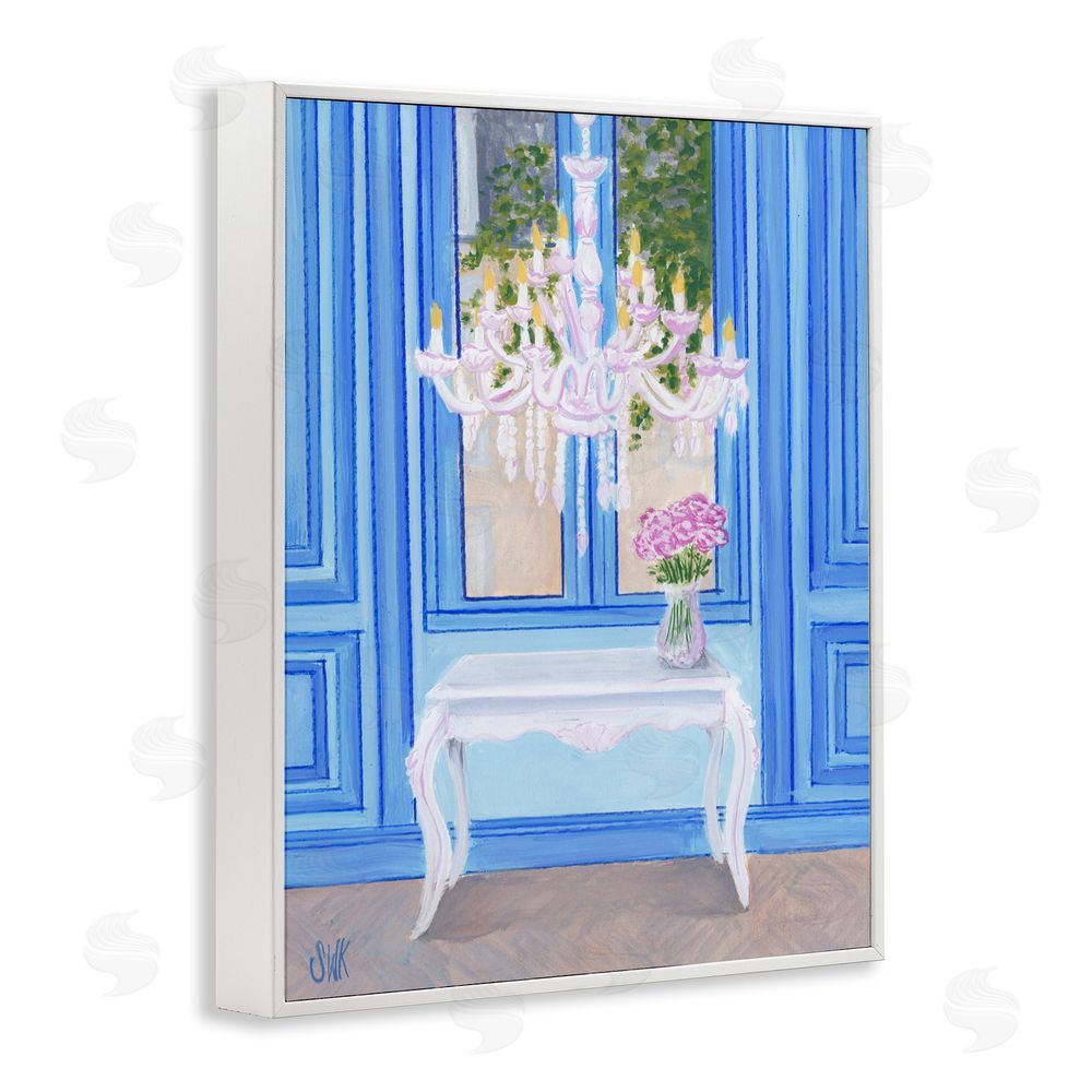 Sarah Waldron Kimball French Window Architecture White Framed Giclee Wall Art Print