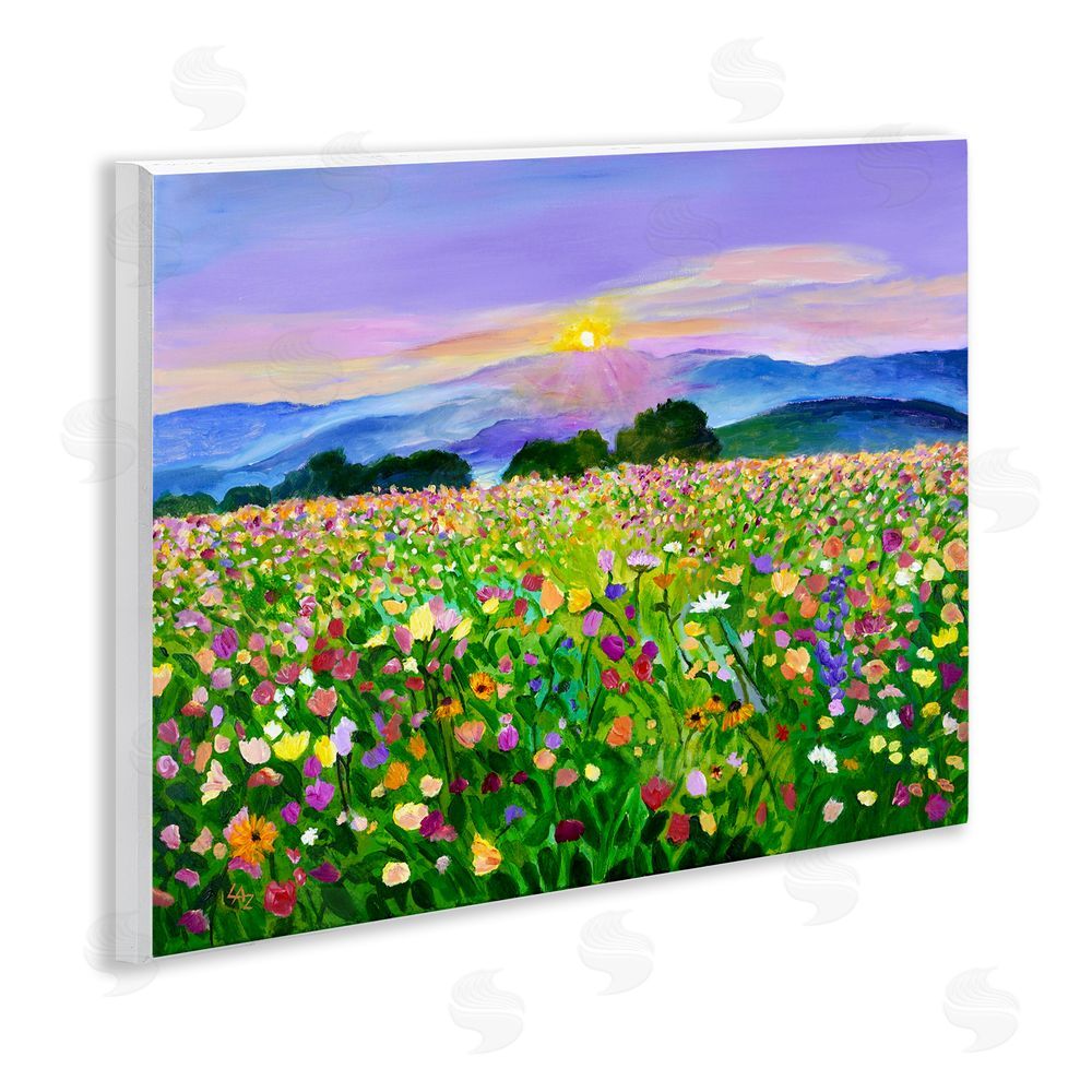 Lee Ann Zirbes Candy Colored Blooms Wall Plaque Art Print