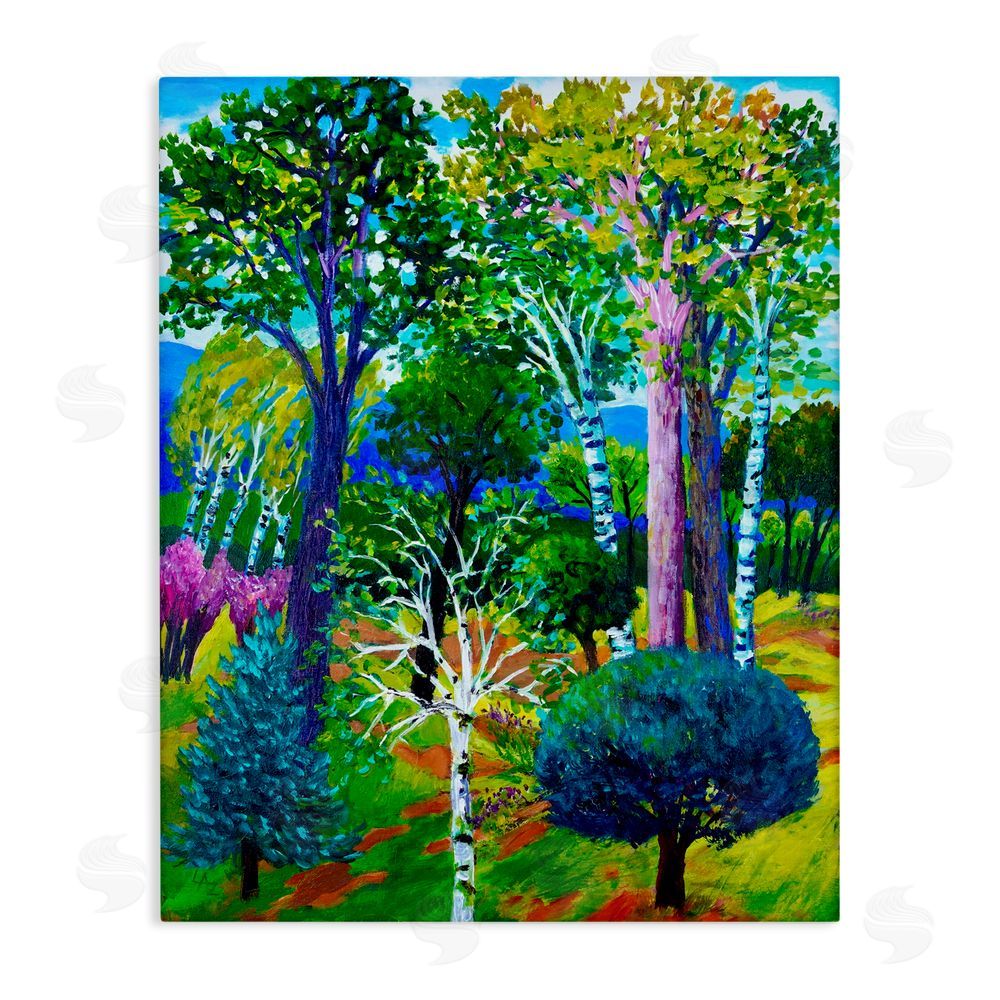 Lee Ann Zirbes Forest Medley Trees Canvas Wall Art Print