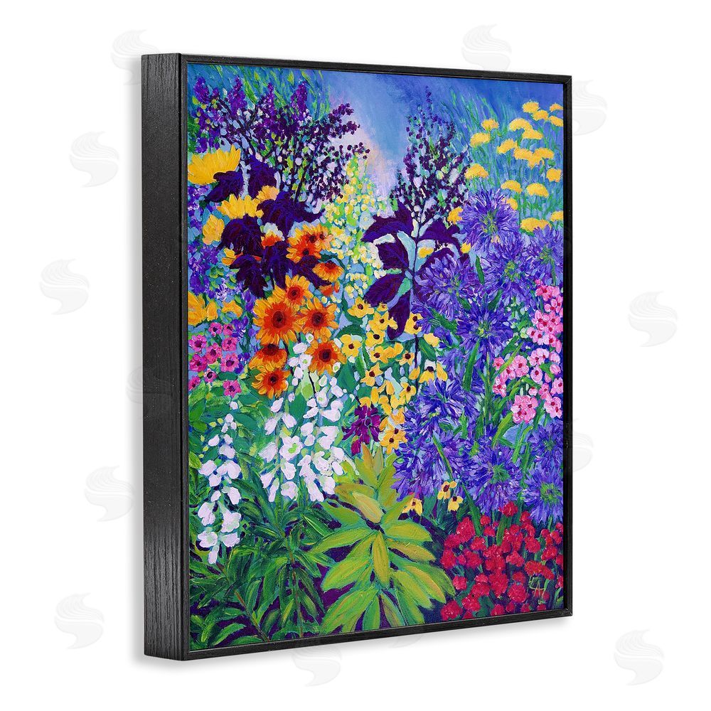 Lee Ann Zirbes Color Companions Assortment Black Framed Giclee Wall Art Print