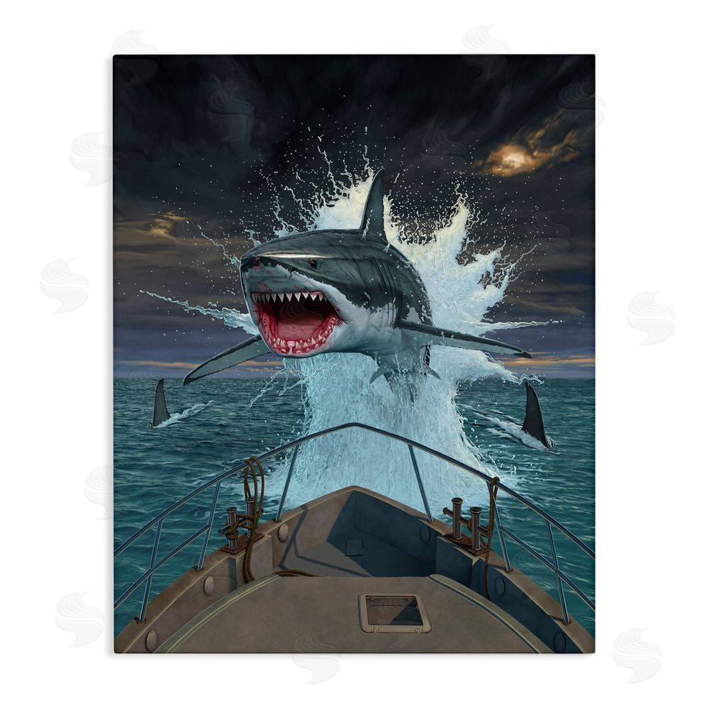 Vincent Hie Fish Out Of Water Stretched Canvas Wall Art Print