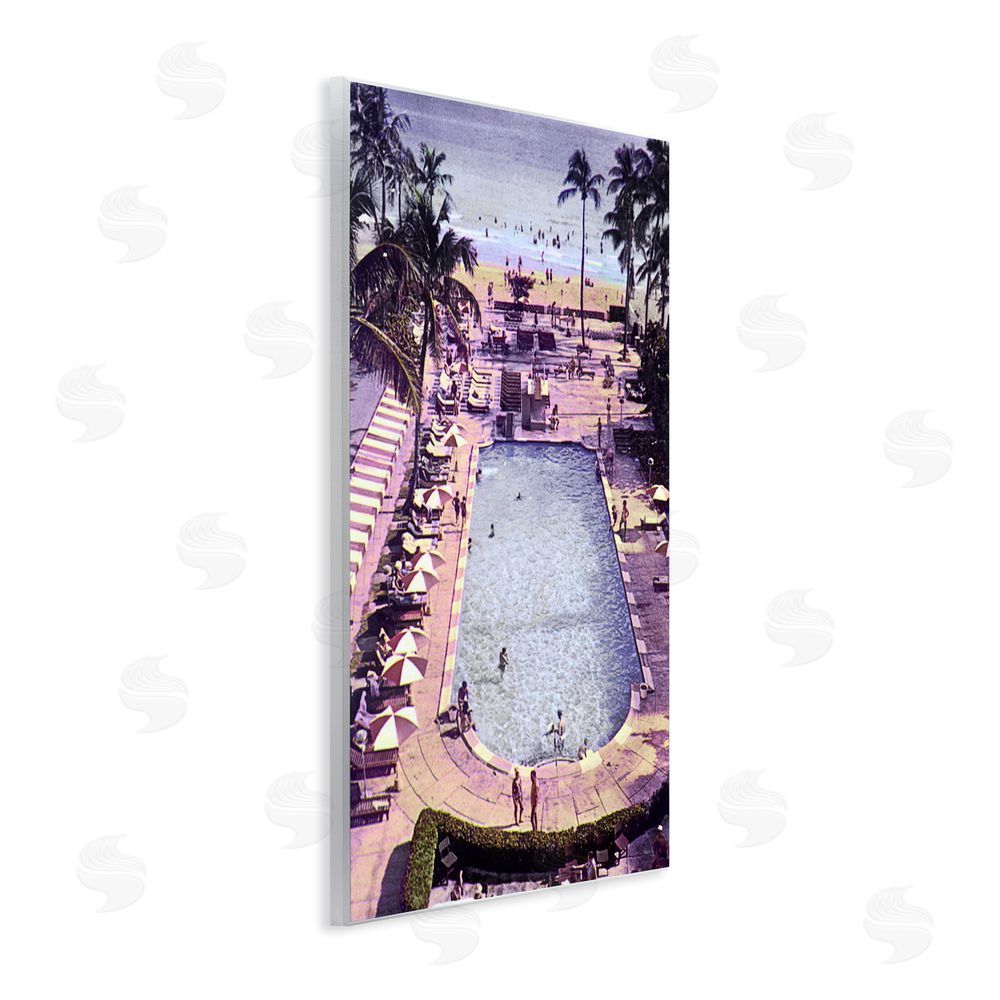 Grotto Studios Vintage Miami Sands Wall Plaque Art Print